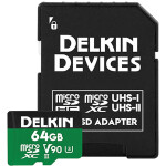 Delkin Devices 64GB Power MicroSDXC UHS-II V90 2000X 0