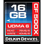Delkin Devices 16GB CF 500X UDMA 6 75Mb/S 0