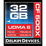 Delkin Devices 32GB CF 500X UDMA 6 75Mb/S 0