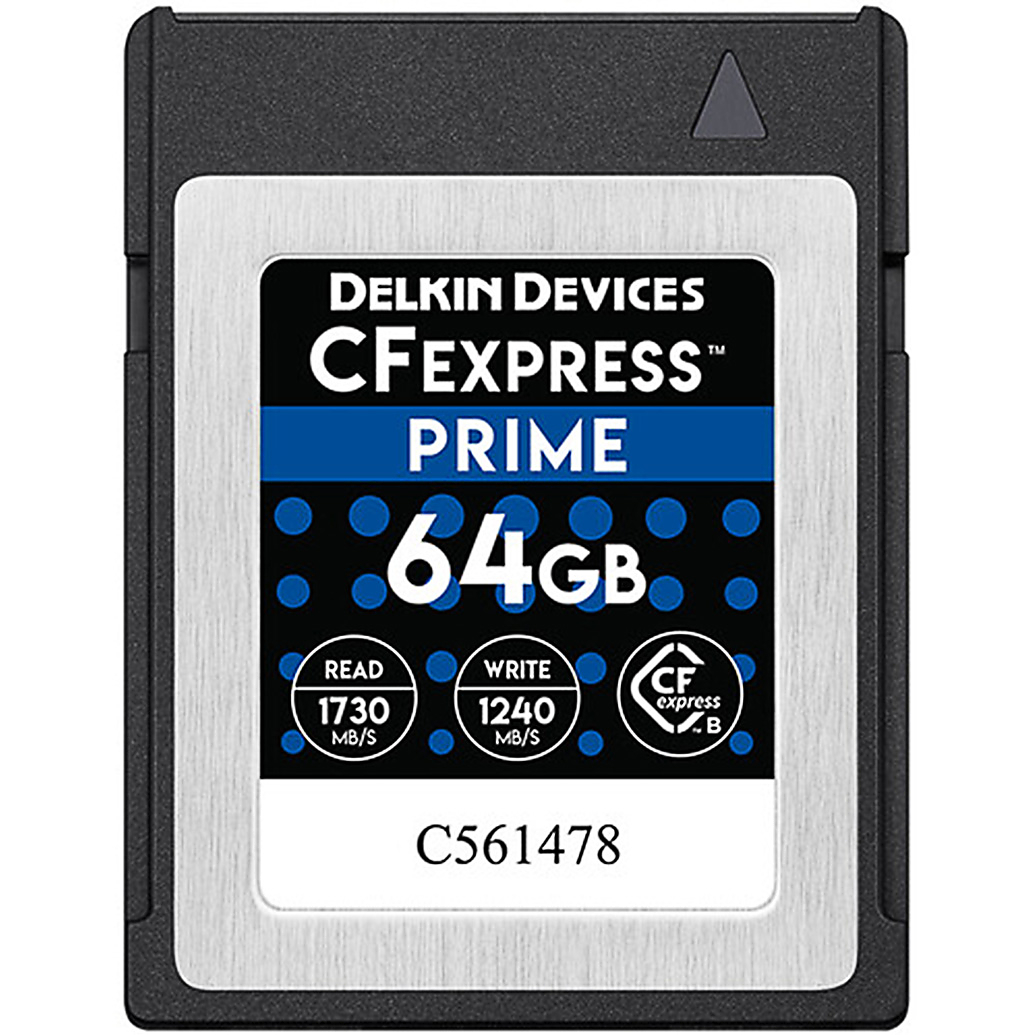 Delkin Prime 64GB CFExpress Type B Memory Card