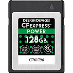Delkin 128GB CFExpress Type B POWER Memory Card 0