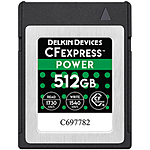 Delkin 512GB CFExpress Type B POWER Memory Card 0