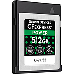 Delkin 512GB CFExpress Type B POWER Memory Card 1