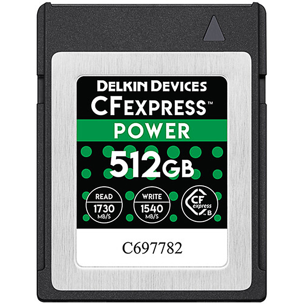 Delkin 512GB CFExpress Type B POWER Memory Card