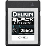 Delkin Devices BLACK CFexpress Type B Card 256GB 1645MB/s Read 1400MB/s Writ 0