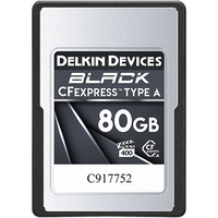 Delkin Devices BLACK CFexpress Type A 80GB VPG400 880/s Read 790MB/s Write 0