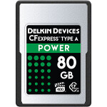 Delkin Devices POWER CFexpress Type A 80GB VPG400 880/s Read 790MB/s Write 0