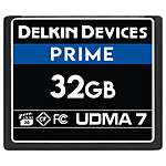 Delkin Devices 32GB 1050X Compact Flash UDMA 7 Cinema Memory Card 0