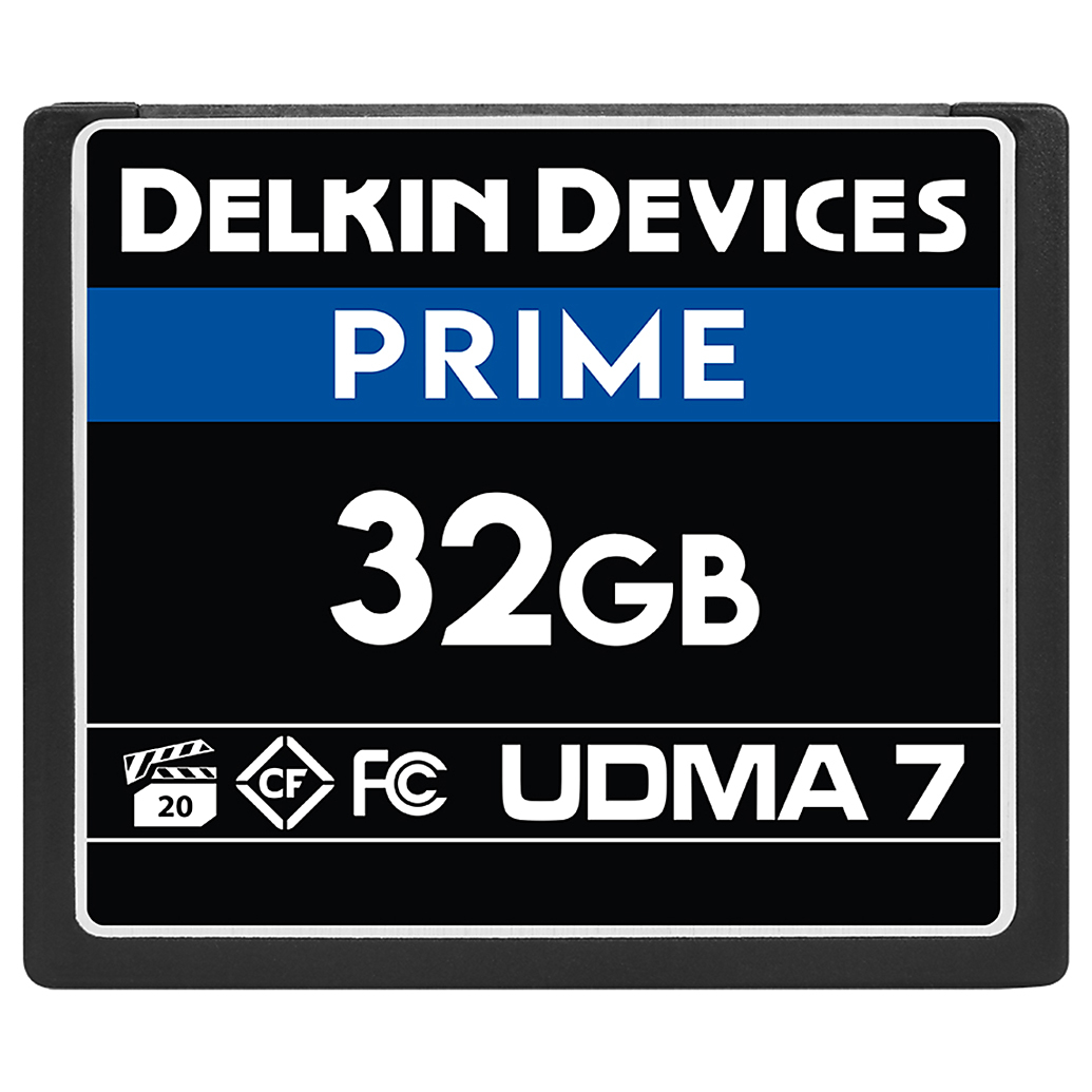 Delkin Devices 32GB 1050X Compact Flash UDMA 7 Cinema Memory Card