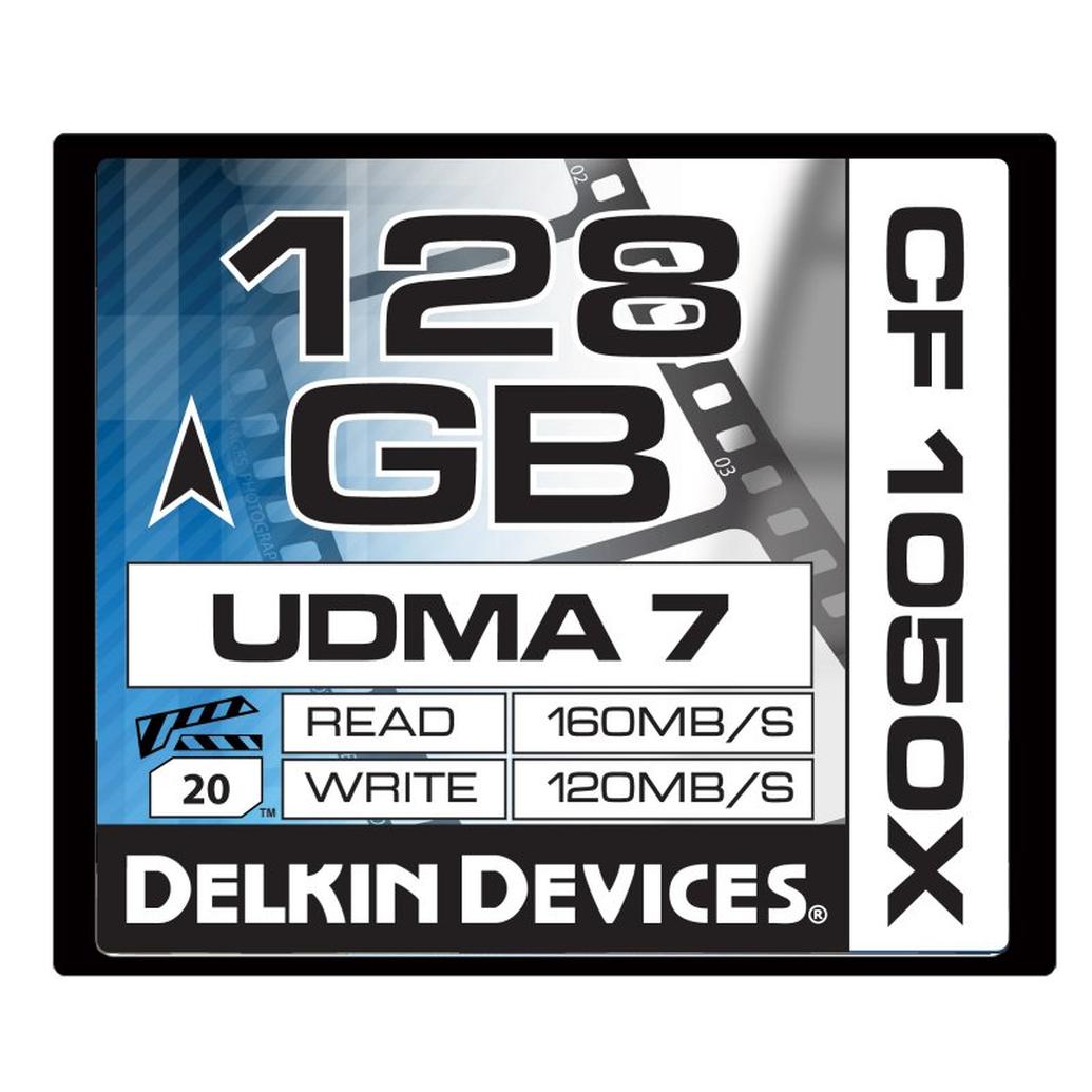 Delkin Devices 128GB 1050X Compact Flash UDMA 7 Prime Memory Card