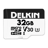 Delkin Devices 32GB Hyperspeed UHS-I Micro SDHC Memory Card with SD Adapter 1