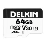 Delkin Devices 64GB Hyperspeed UHS-I microSDXC Memory Card with SD Adapter 1
