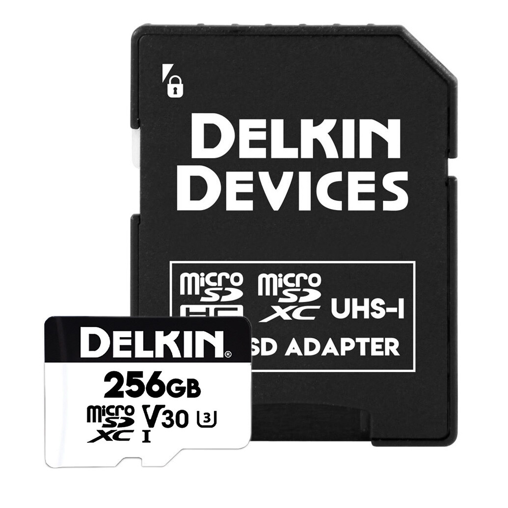 Delkin Devices 256GB Hyperspeed UHS-I microSDXC Memory Card with SD Adapter
