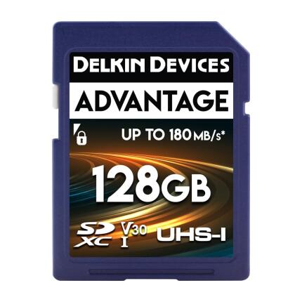 Delkin Devices 128GB ADVANTAGE UHS-I SDXC Memory Card