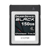 Delkin Devices 150GB Black CF Express Type B Memory Card + USB 3.2 Reader Bu 1