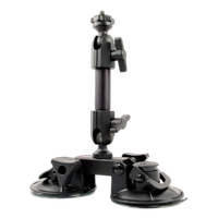 Delkin Devices Fat Gecko Double Knuckle Dual Suction Cup Camera Mount 0