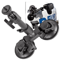 Delkin Devices Fat Gecko Double Knuckle Dual Suction Cup Camera Mount 1