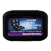 Delkin Devices SD Memory Card Case (Holds 8 Cards) 0
