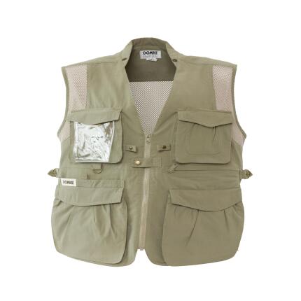 Domke Photographers Vest Large Sand Color (100% Cotton Washable)