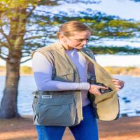 Domke Photographers Vest Extra Large Sand Color (100% Cotton Washable) 4