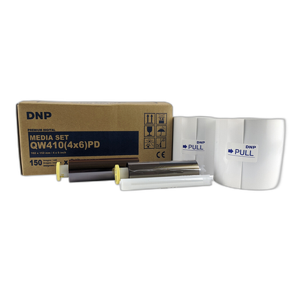 DNP 4x6in Media Set for DP-QW410 Photo Printer (4x4in ALSO) 300 PRINTS