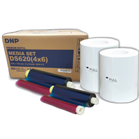 DNP DS6204x6 4x6in Roll Media for DS620A Printer (2 Rolls, 800 Prints) 0