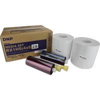 DNP 4 x 6 Center Perforated Media Set for DS-RX1HS Printer (2-Pack) 0