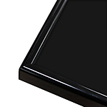24X18 Custom Black Metal Frame, Black Mat with Glass 1
