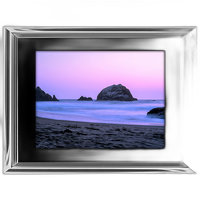 40x30 Custom Silver Metal Frame, Black Mat with Plexiglass 0