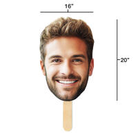 Personalized Face Print on Stick - 16x20 0