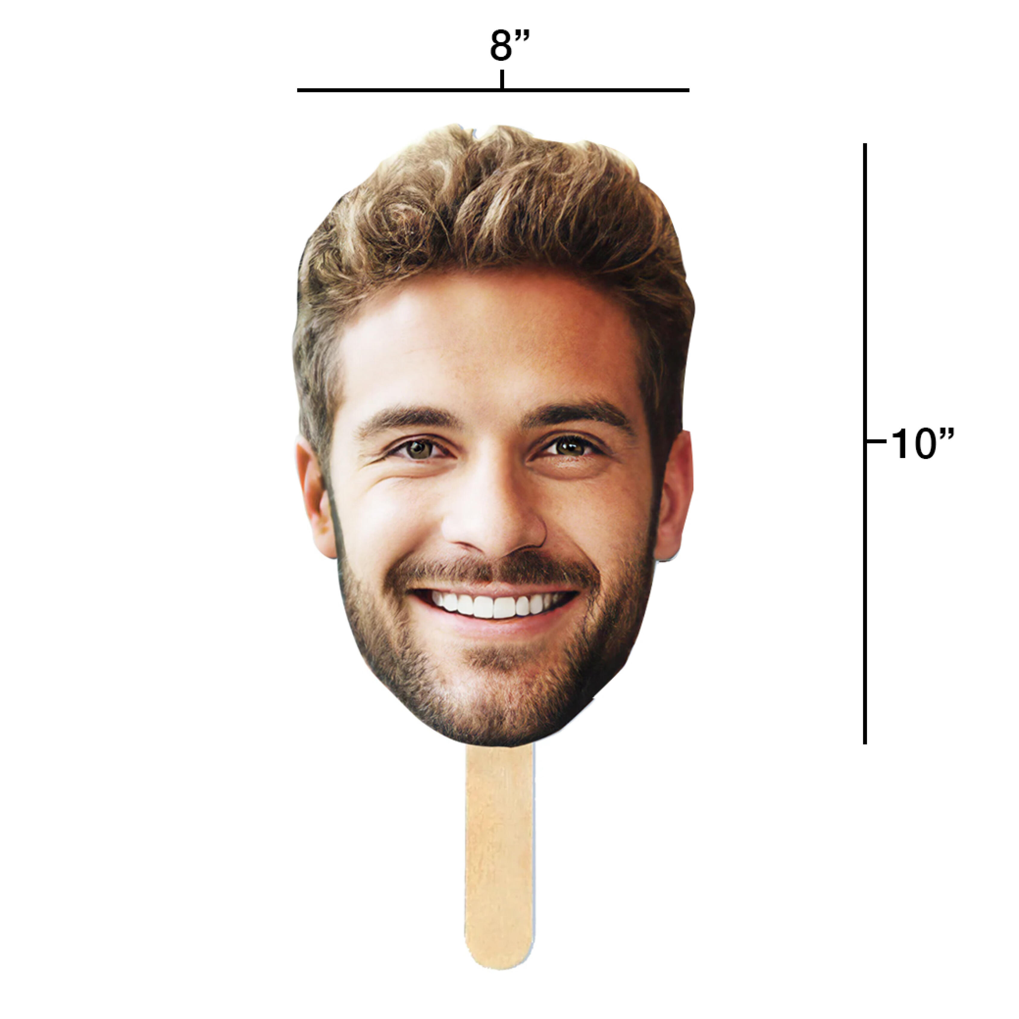 Personalized Face Print on Stick - 8x10