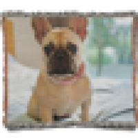 80x60 Woven Photo Throw Blanket 0