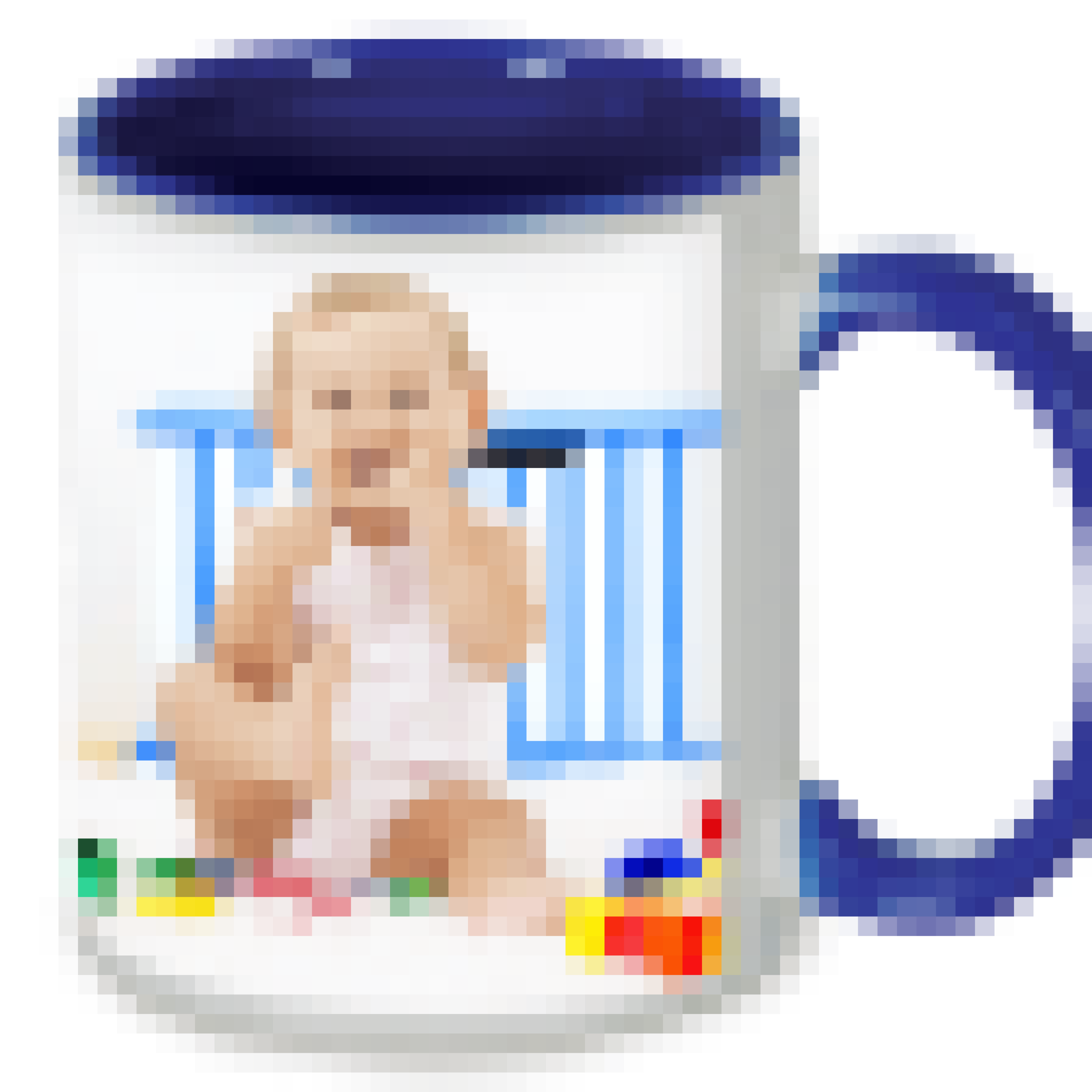 11 oz. Colorful Ceramic Dark Blue Photo Mug