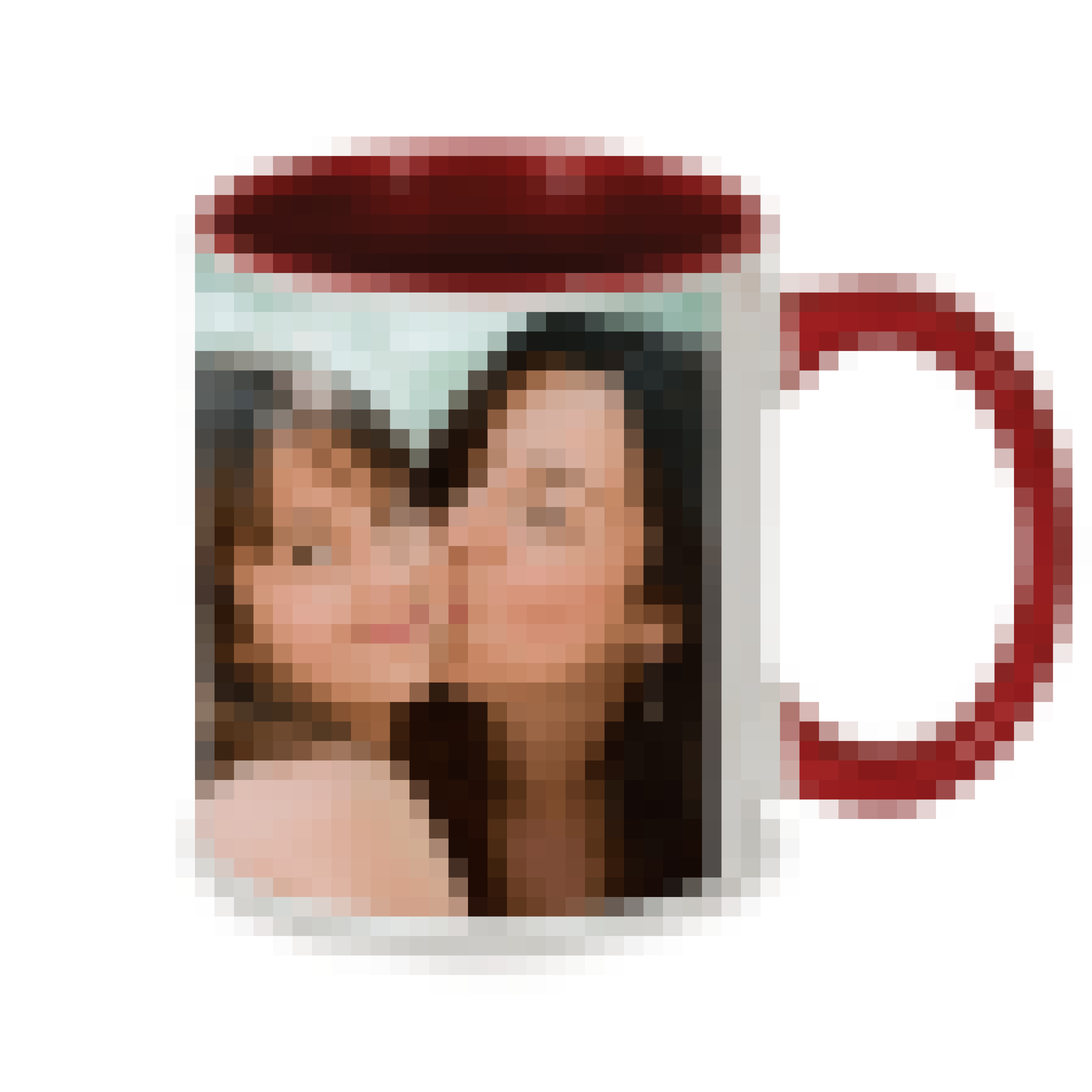 11 oz. Colorful Ceramic Red Photo Mug