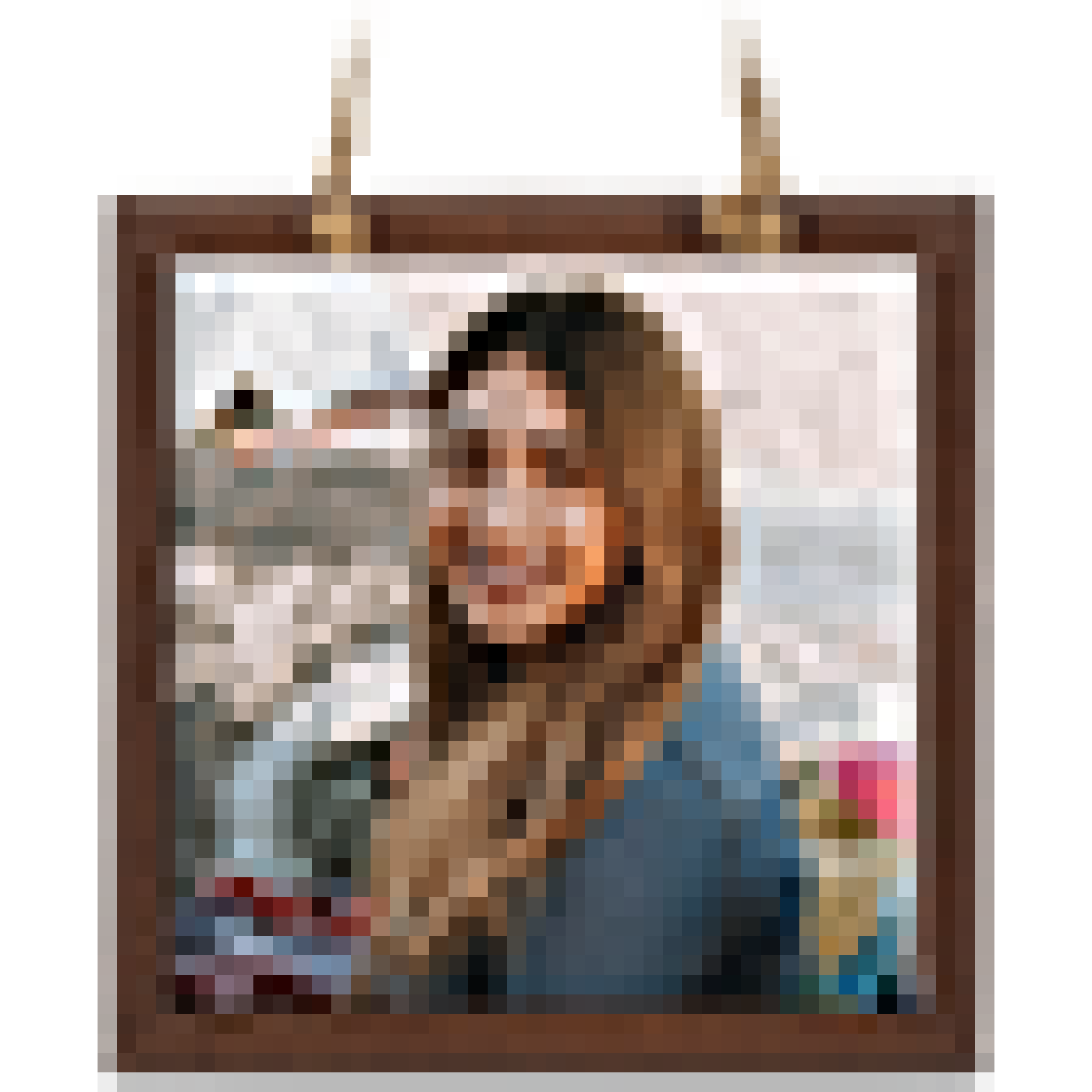 Wood  and  Acrylic Square Ornament