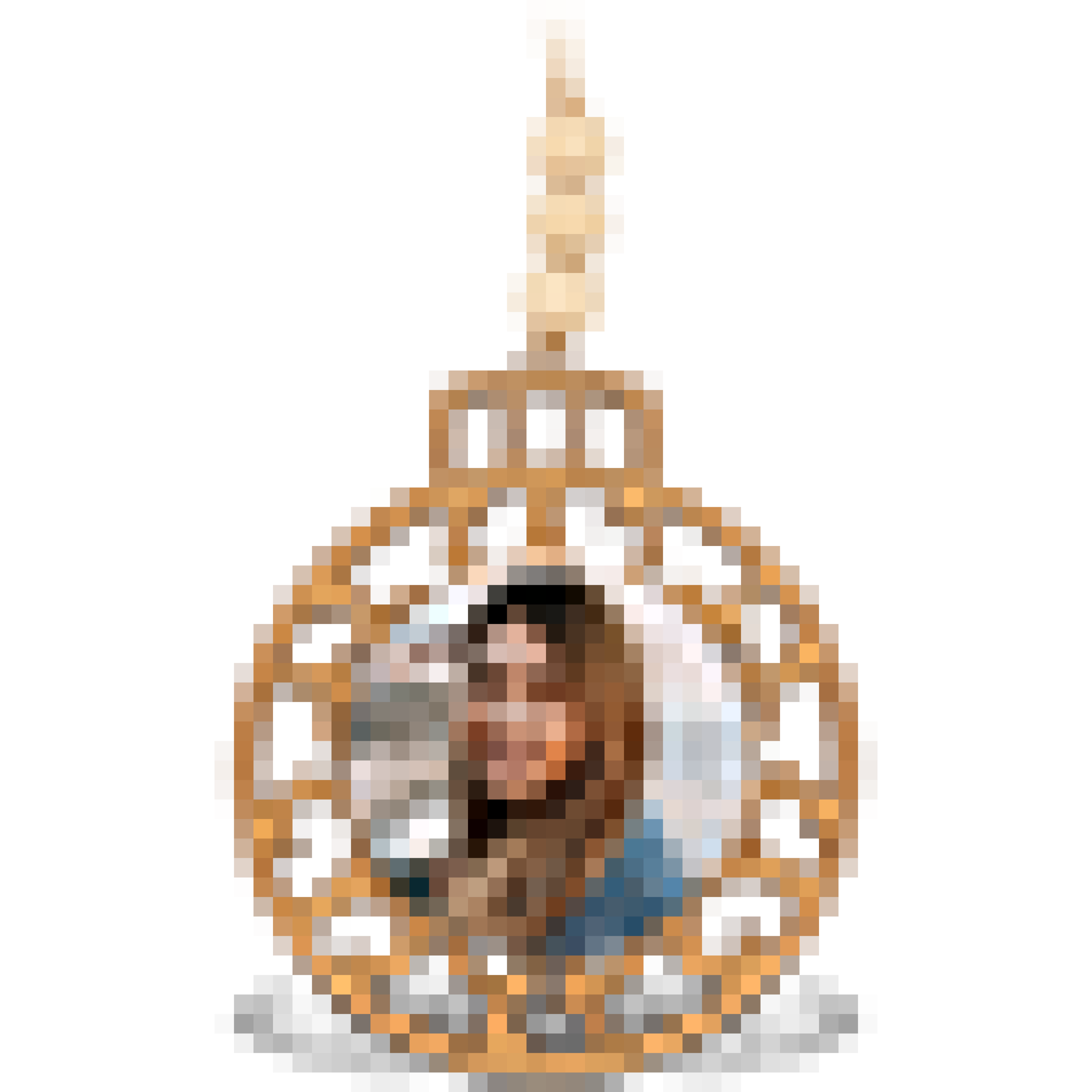 Beaded Wood  and  Acrylic Ornament