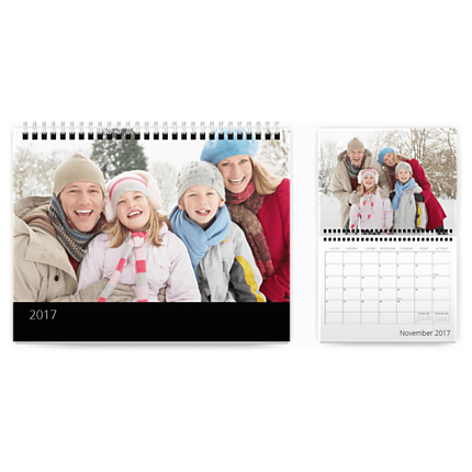 Wall-Mounted Calendar, 11x8.5, 12 months