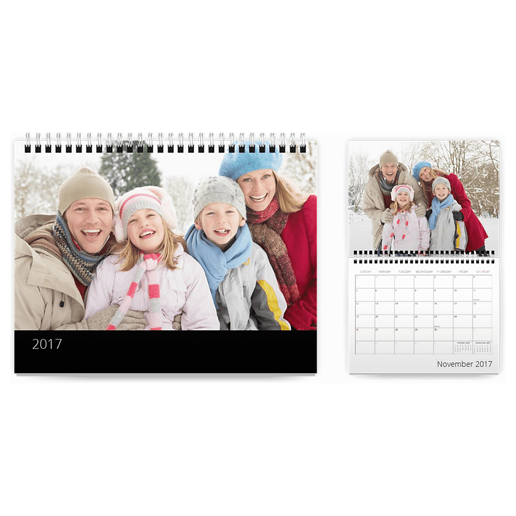 Wall-Mounted Calendar, 11x8.5, 12 months