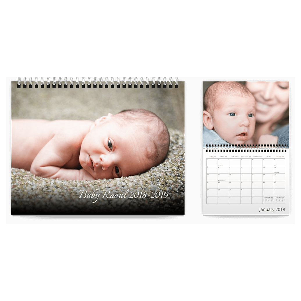 Wall-Mounted Calendar, 11x8.5, 18 months