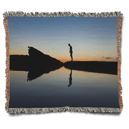 60x50 Woven Photo Throw Blanket