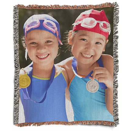 50x60 Woven Photo Throw Blanket