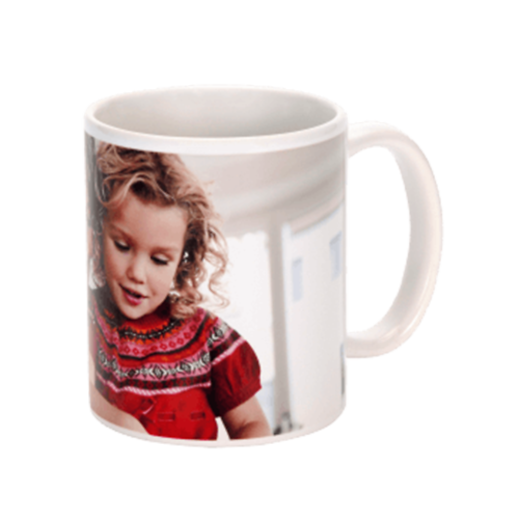 11 oz White Ceramic Mug