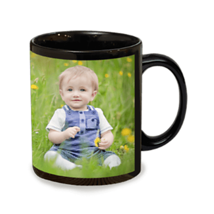 11 oz Black Ceramic Mug