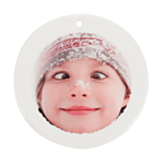 Ceramic Disc Ornament 0