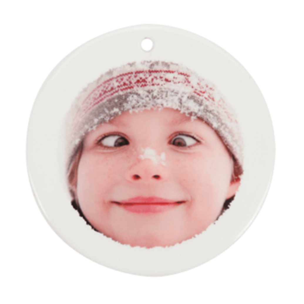 Ceramic Disc Ornament