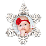Metal Snowflake Ornament 0