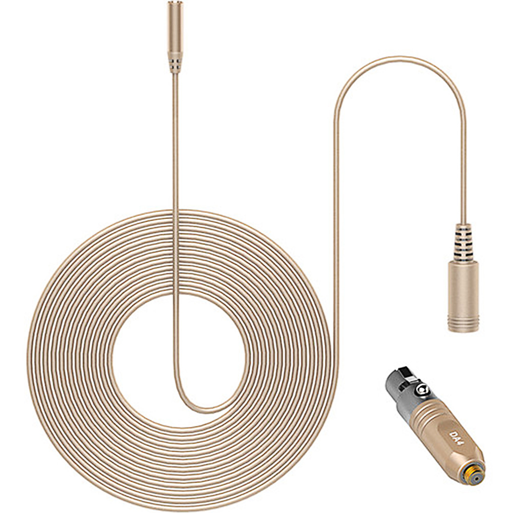 Deity Microphones W.Lav PRO Mic with Microdot to DA4 Adapter - Black