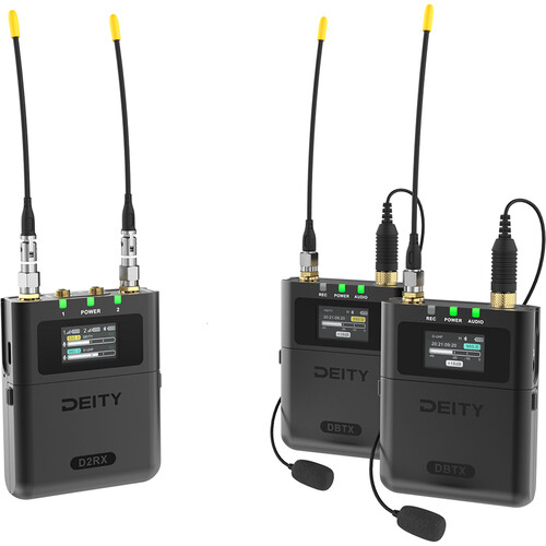 Deity Theos Digital 2-Person Wireless Omni Lavalier System