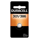 Duracell D301/386B 1.5V Silver Oxide Watch and Electronic Battery 0