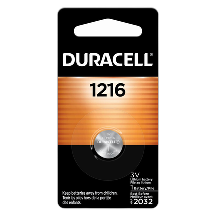 Duracell DL1216B 1.5V Silver Oxide Watch and Electronic Battery